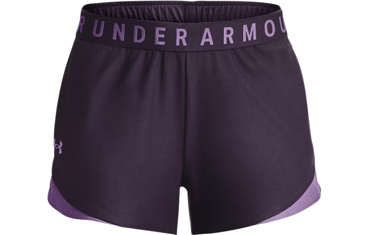 Under Armour Sports Shorts Women’s Formal Wear Purple Moderate Woven Shorts