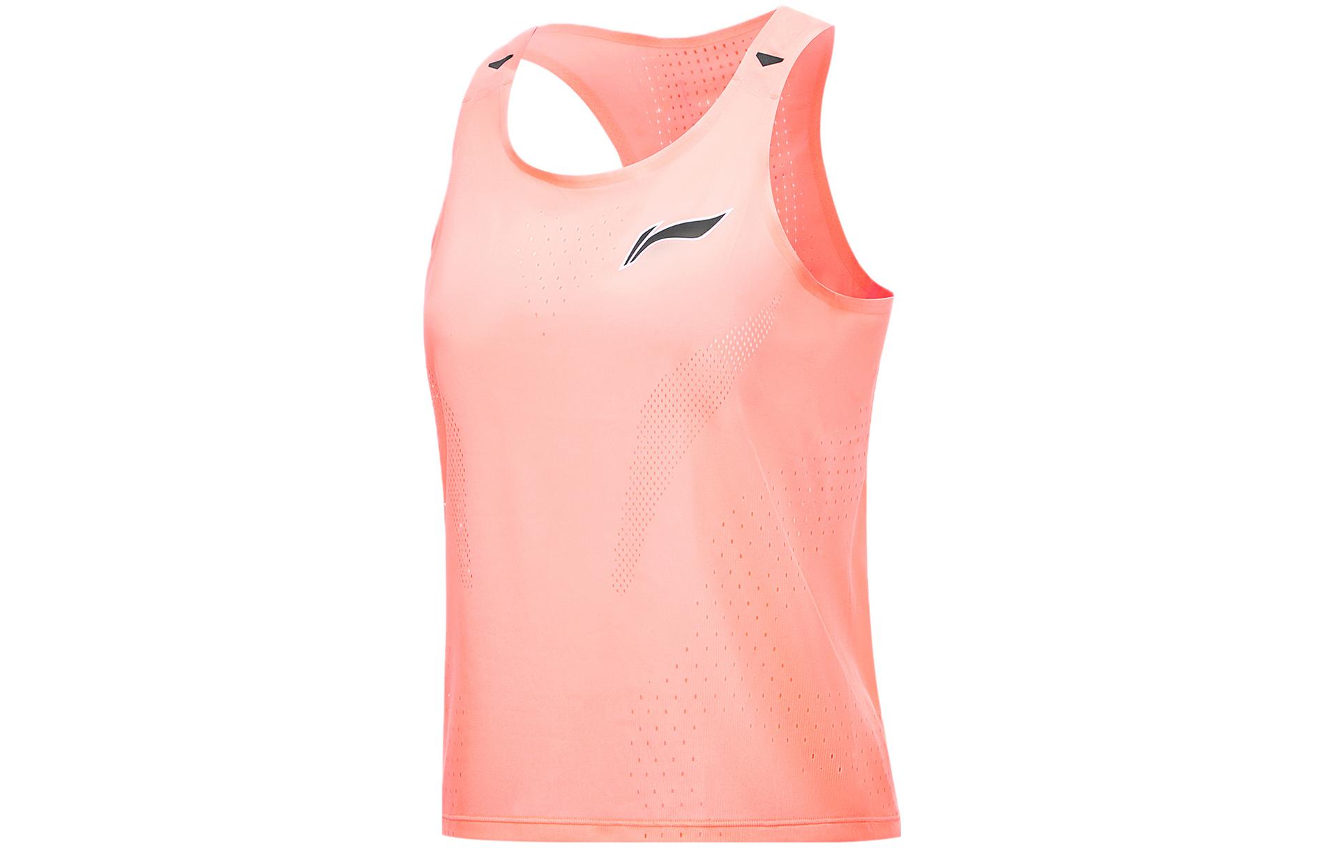 Li Ning Running Collection Running Tank Top Women’s Neon Sunset Orange