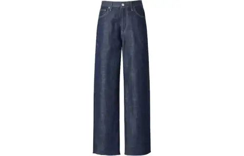 UNIQLO C Collection Jeans Women's Navy Moderate Straight Fit Pants