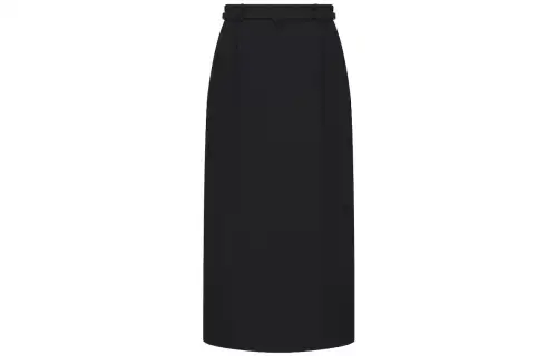 DIOR Casual Long Skirts Women's Black Moderate Mid Length Other
