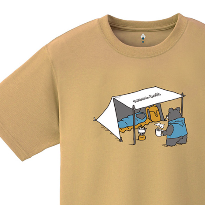 MONTBELL Quick Dry T Shirts Unisex