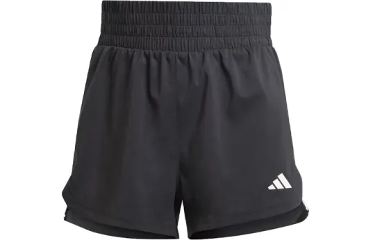 Adidas Free Shipping With AdiClub Pacer Training 3 Stripes Woven High Rise Shorts