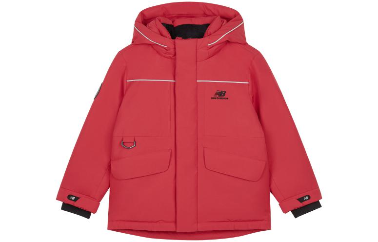 Детский пуховик New Balance (красный)