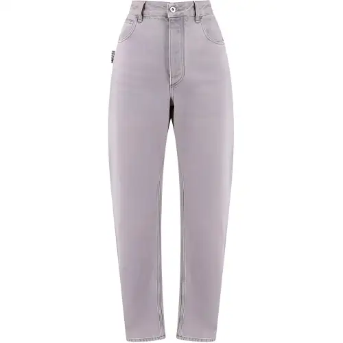 Bottega Veneta Washed Rounded Leg Denim Trousers