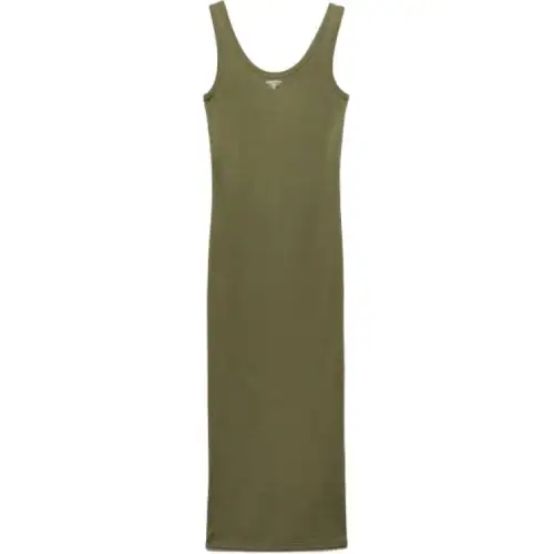PRADA Sleeveless Dress Women's Green Camouflage