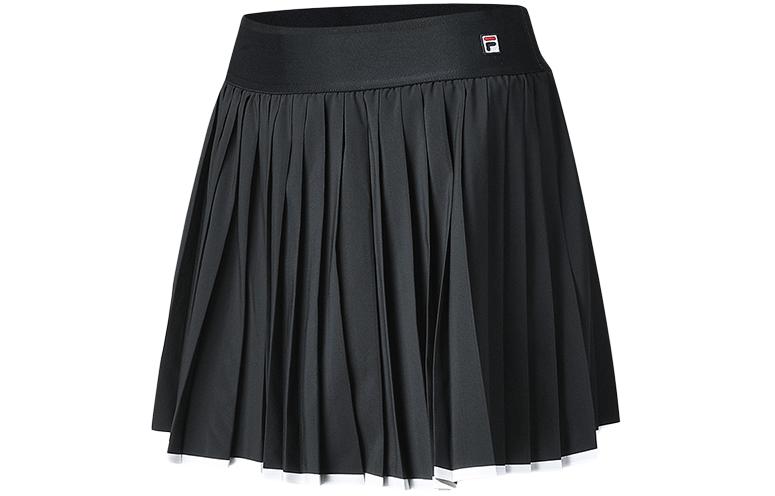 FILA SS24 Casual Short Skirts Women's Dark Current Black