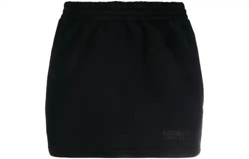 Vetements elasticated cotton-blend miniskirt