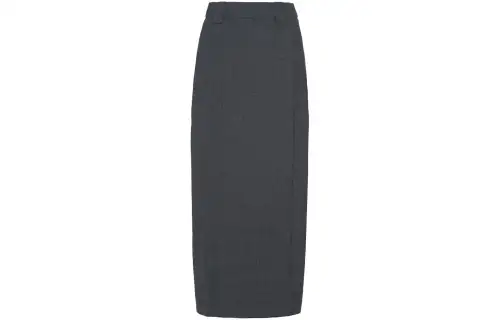 PRADA Casual Long Skirts Women's Gray Moderate Long Other