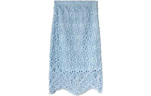 Burberry lace-embroidery pencil skirt