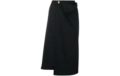 Bottega Veneta SS22 Casual Long Skirt Women's Black