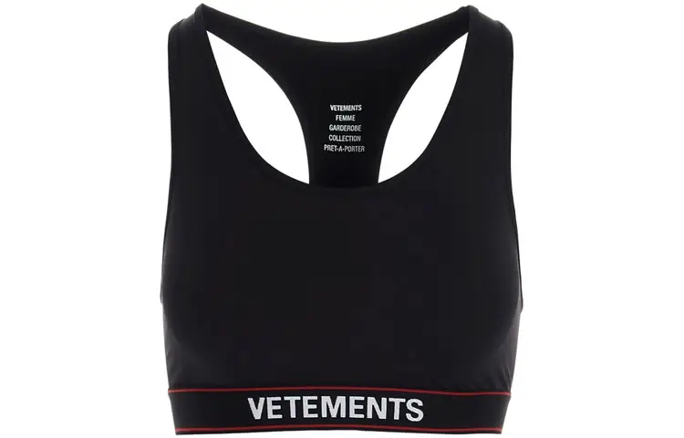 Vetements Sports Underwear Women's Black
