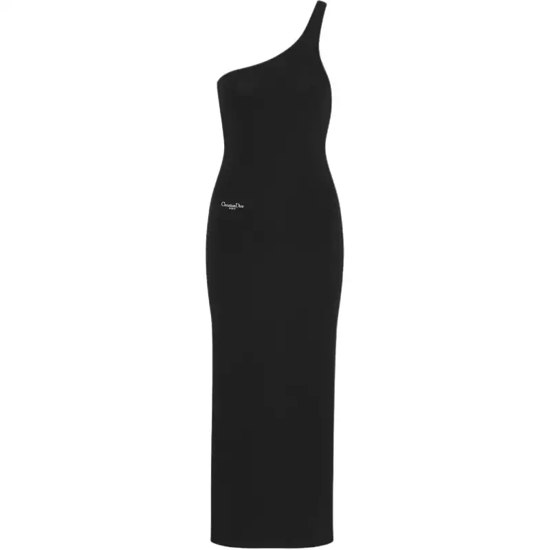 DIOR SS25 Slip Dress Women's Black