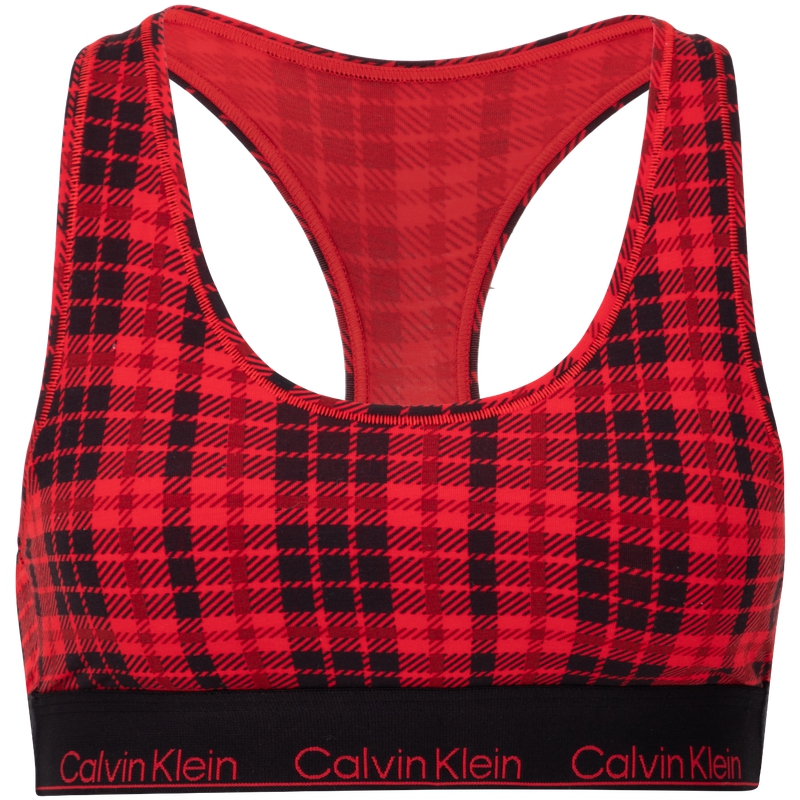 CALVIN KLEIN Bra Women’s Red Plaid