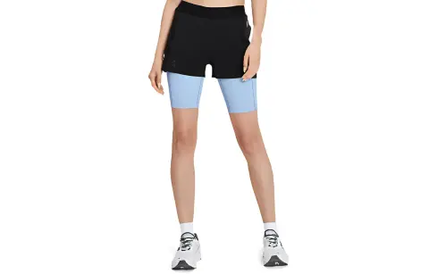On Sports Shorts Women's Black/Stratum Blue