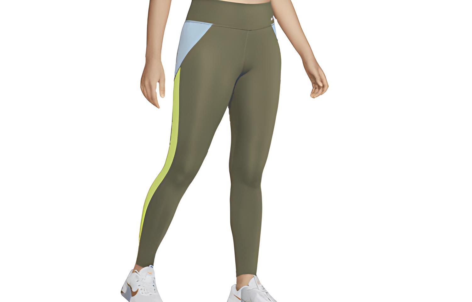 Nike Sports Pants Women’s Medium Olive Green Moderate