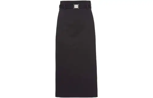 PRADA Casual Long Skirt Women's Black