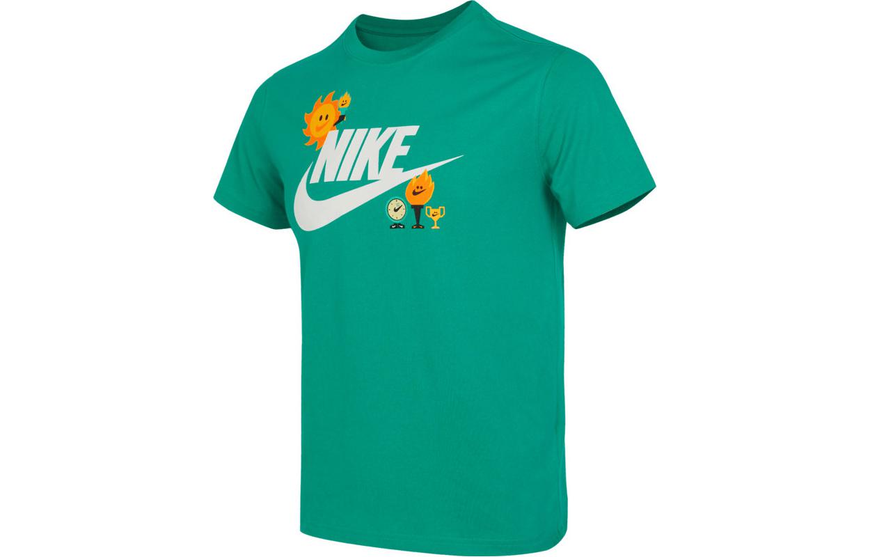Nike Cartoon short sleeve T-shirt with a round collar for boys, children's clothing, with your logo imprint, print