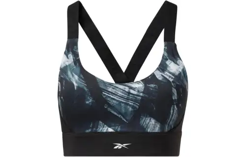 Reebok Kireifit Aop Bra Sports Underwear Women's Black