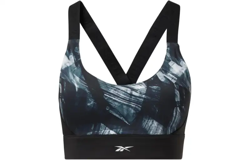 Reebok Kireifit Aop Bra Sports Underwear Women's Black