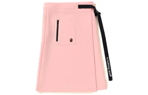 A BATHING APE Casual Short Skirts Women's Pink Short A Line Skirt