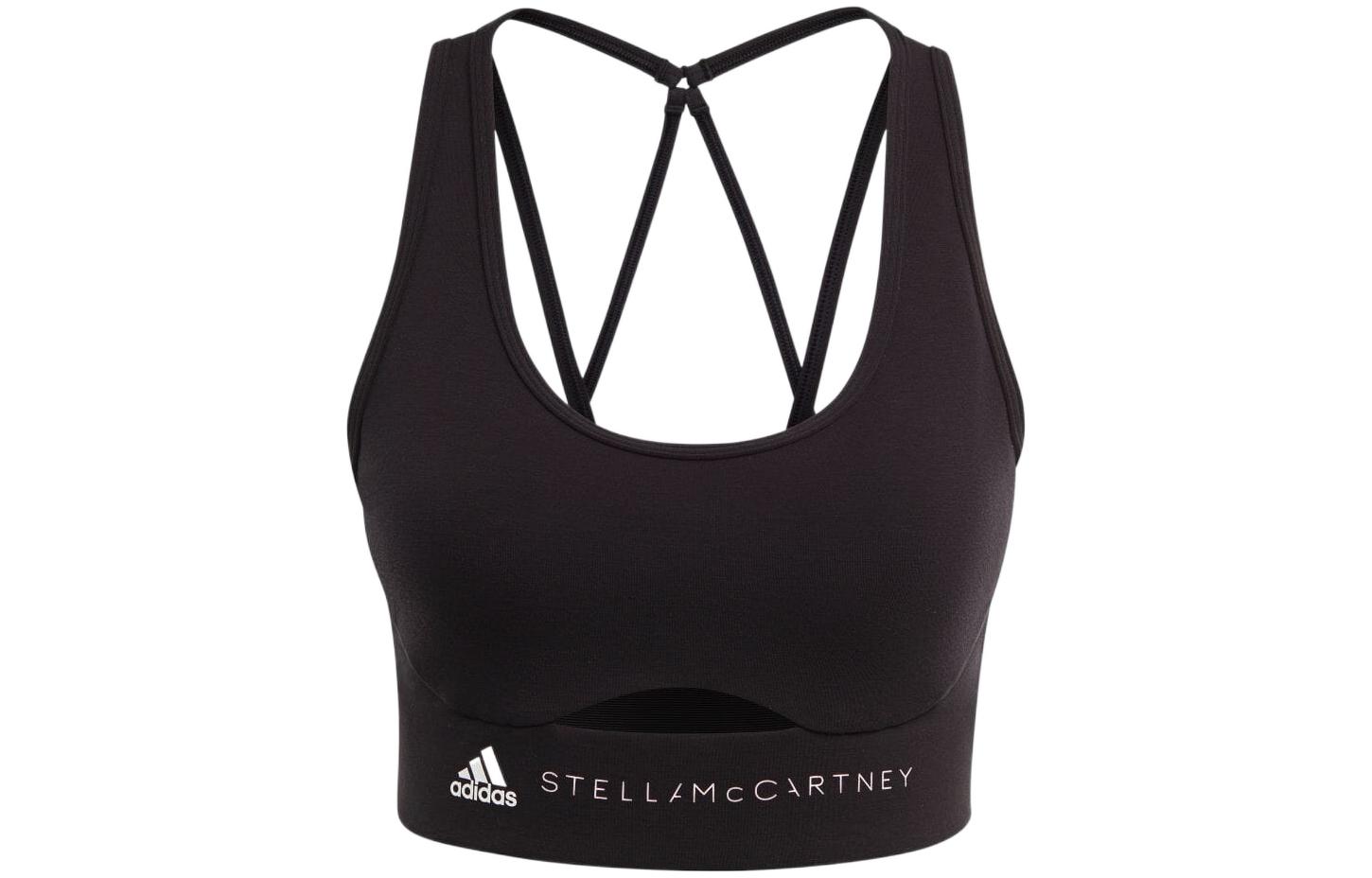 Топ adidas с логотипом (черный)