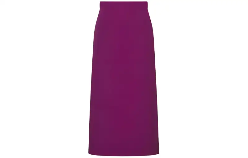 DIOR Casual Long Skirt Women's Purple