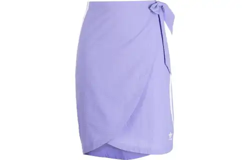 Adidas Originals Casual Long Skirts Women's Light Purple Thin Short Bodycon Skirt