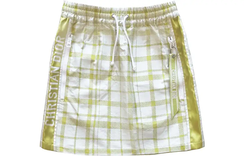 DIOR Casual Short Skirts Women's Green