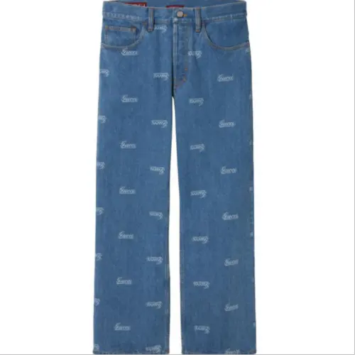 GUCCI Eco Lasered Denim Jeans 'Light Blue'