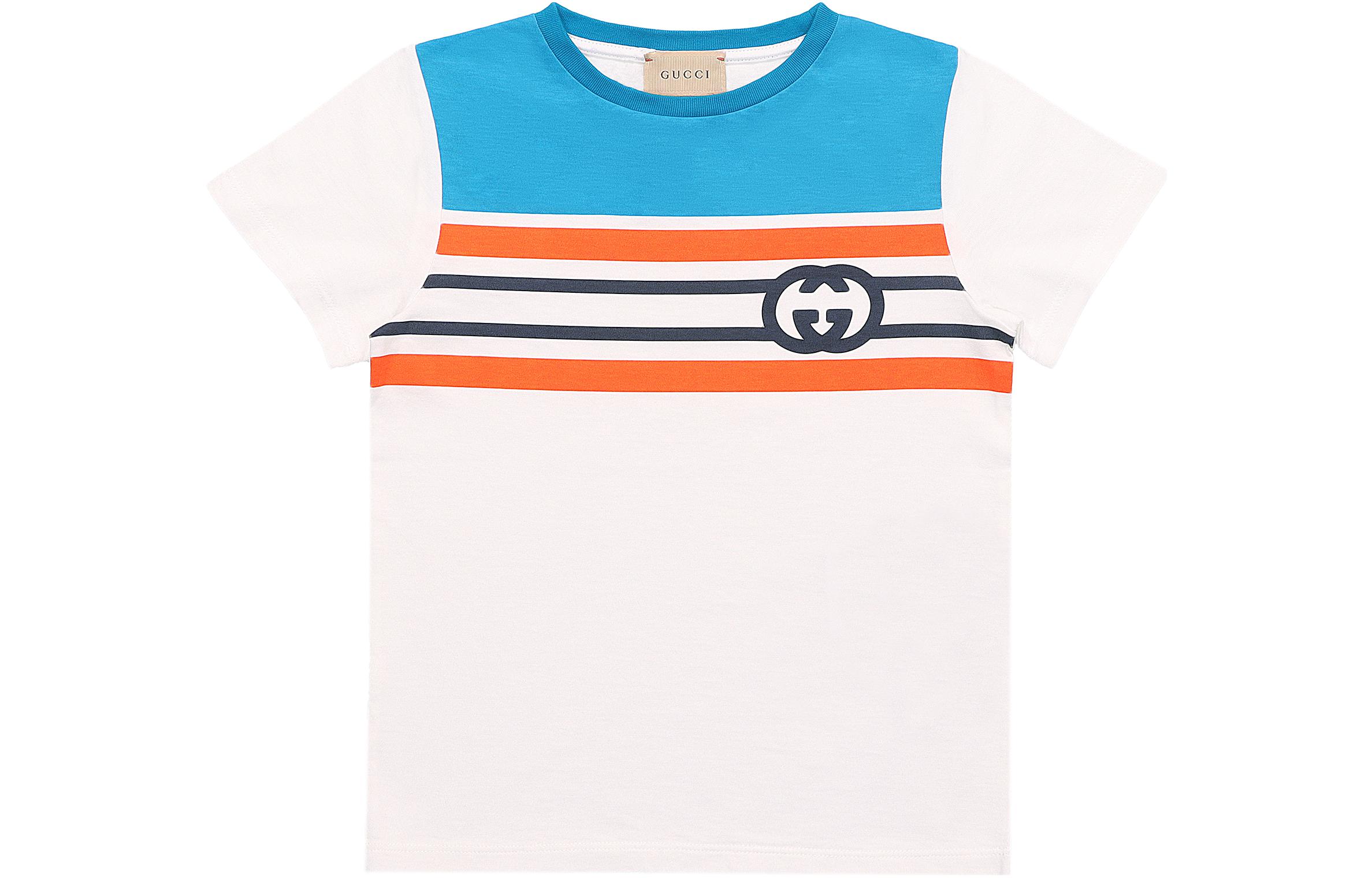 Футболка Gucci T SS22 Logo (синяя)