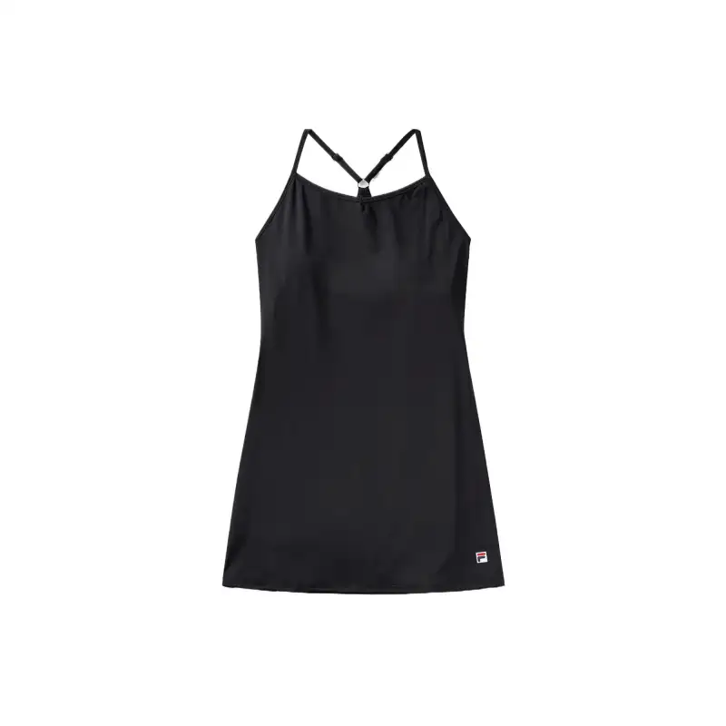 FILA Slip Dresses Women's Black Moderate Short
