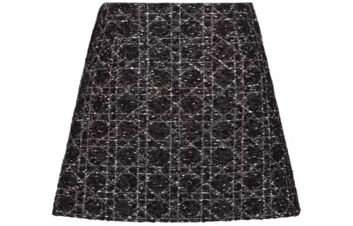 DIOR Casual Short Skirts Women's Black