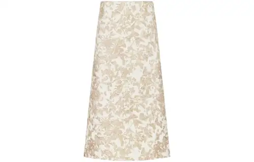 DIOR FW23 Casual Long Skirt Women's White