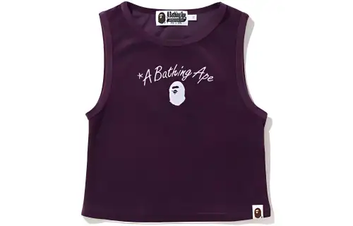 A BATHING APE Bape Sleeveless Sports Shirts Women's Racerback