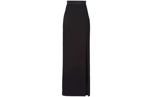 【Previous Season】grain-de-poudre maxi skirt