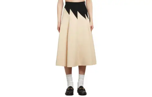 GUCCI Casual Long Skirts Women's Multicolor Moderate Long A Line Skirt
