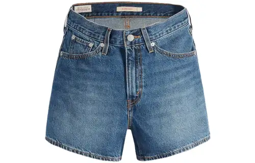 Levis 501® Curve frayed shorts