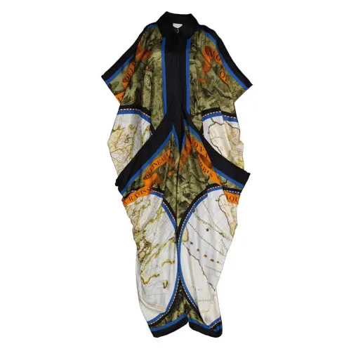 Burberry Sleeveless Dress Women's Multicolor