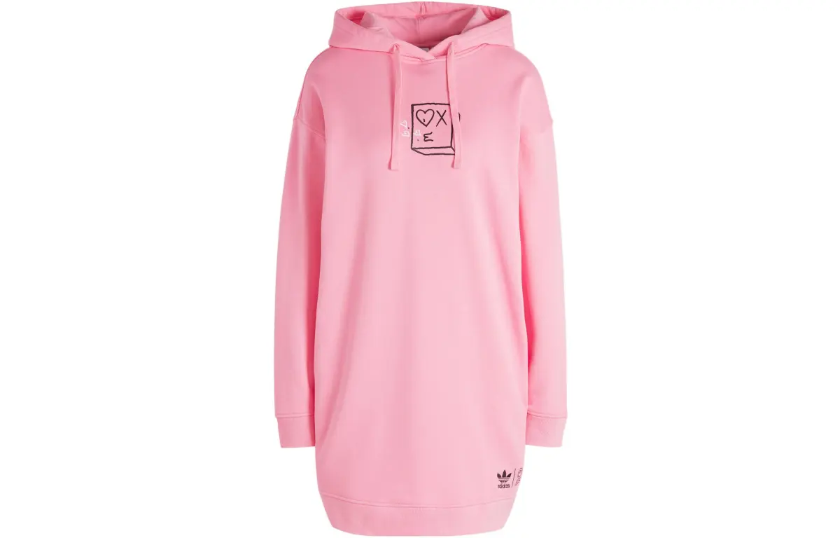 Adidas Casual Long Skirts Women's Blessing Pink Moderate Mid-Length Bodycon Skirt