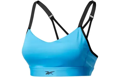 Reebok S Hero Strappy Padded Bra Sports Underwear Women's Blue