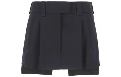 MIU MIU FW22 Casual Short Skirts Women's Blue