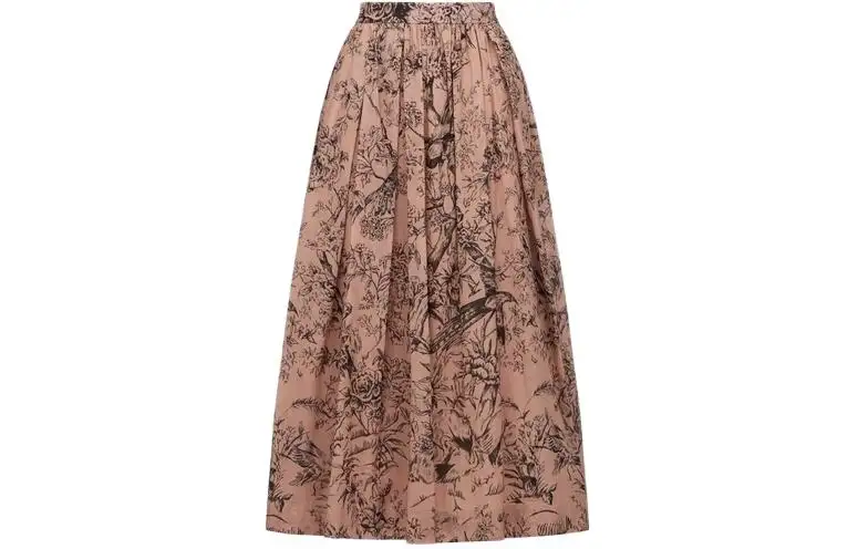 DIOR Casual Long Skirt Women's Brown