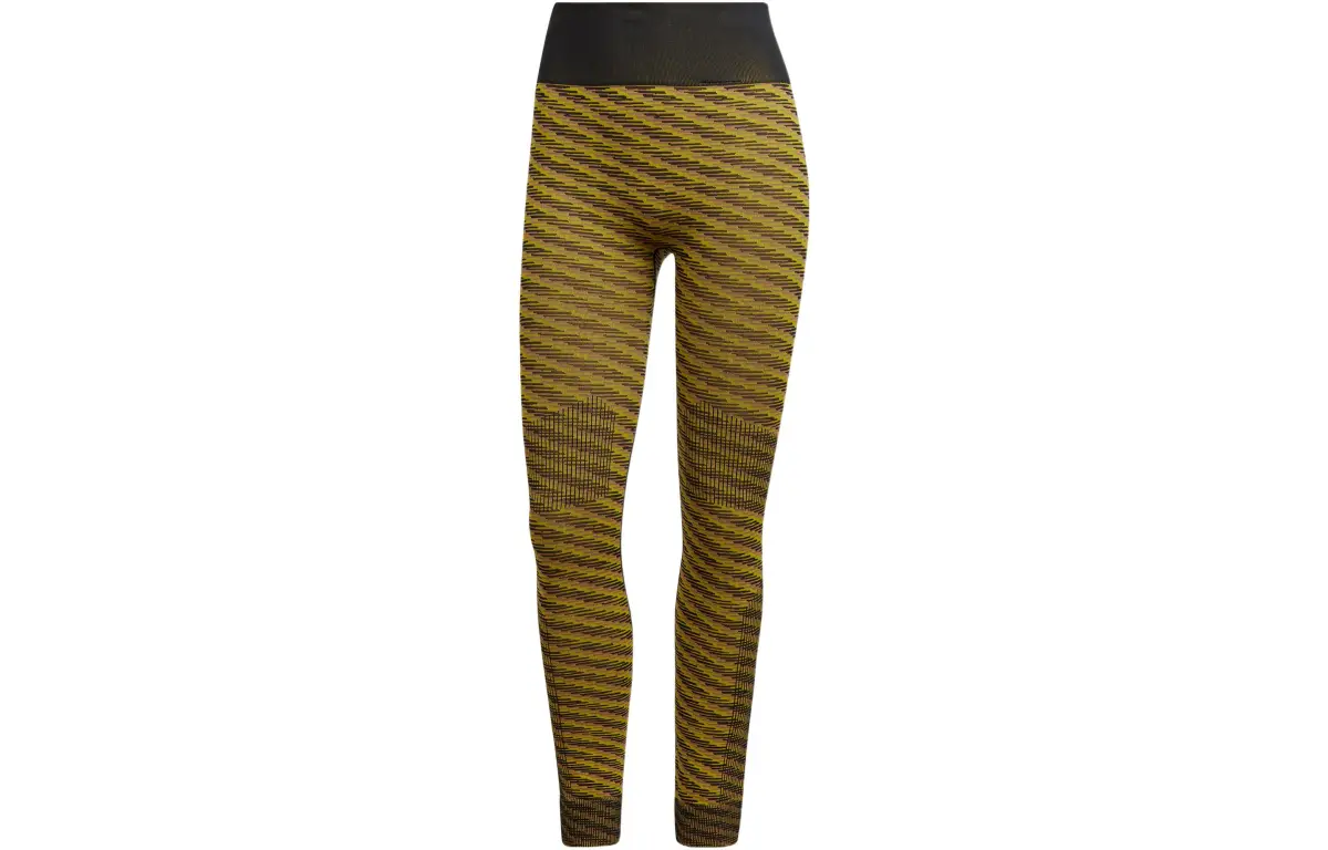 Adidas Sports Pants Women's Yellow Moderate Cuffed Pants