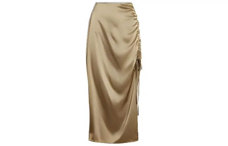 Polo Ralph Lauren Ruched satin skirt