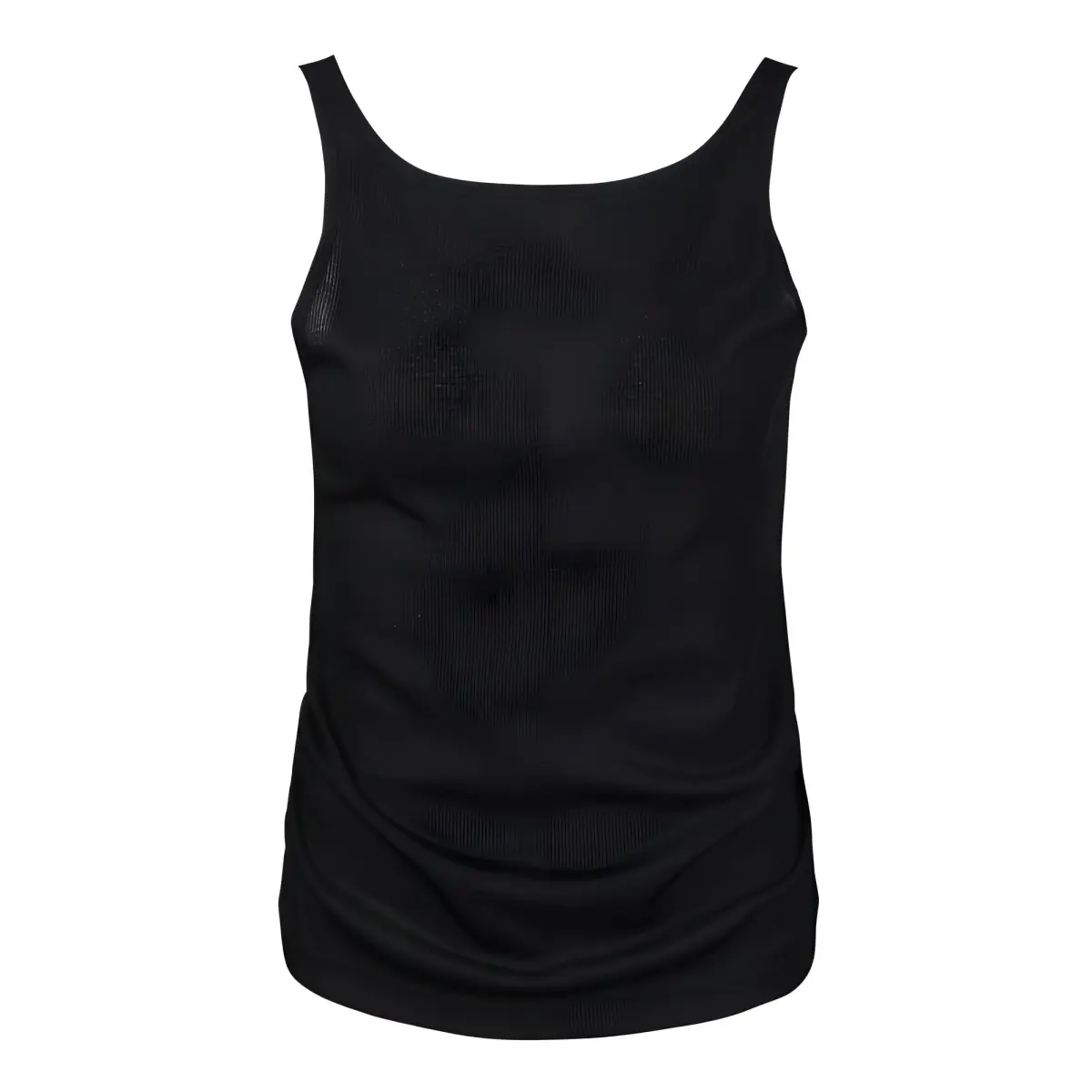 Nike Sleeveless Sports Shirts Women's Black Moderate Nipped-in Waist