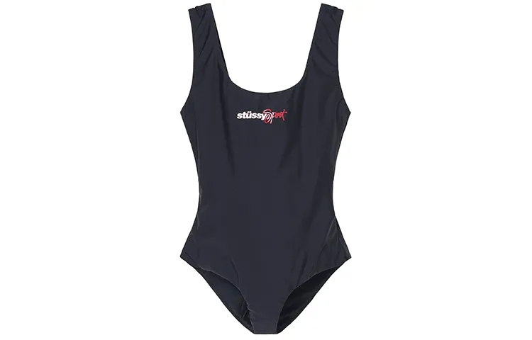 Stussy Sport One Piece Swimsuit 'Black'