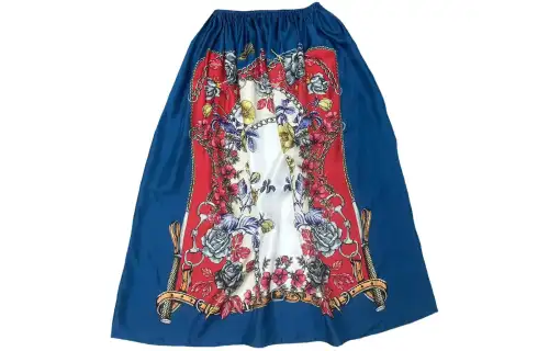 GUCCI Casual Long Skirt Women's Blue
