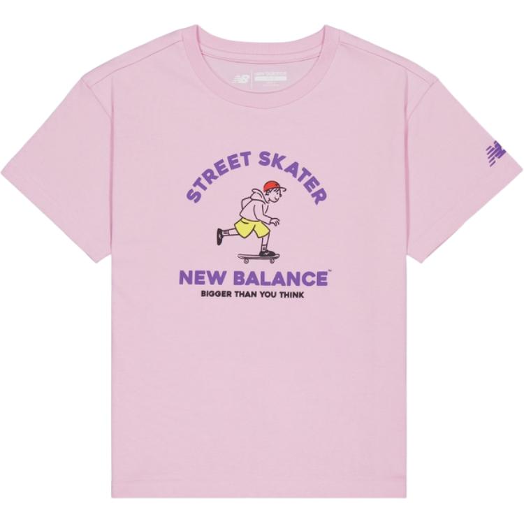 Детская футболка New Balance New BalanceT (розовая)