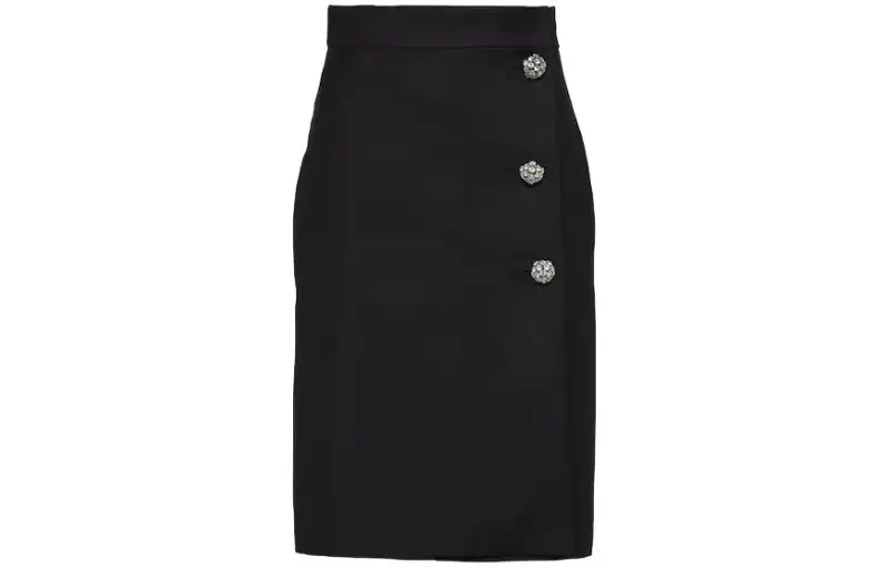 PRADA Casual Short Skirts Women's Black
