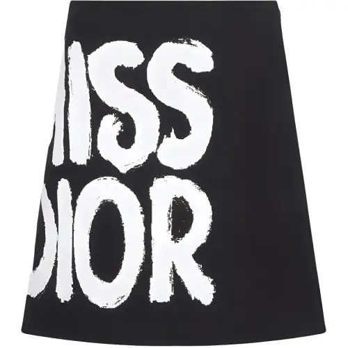 DIOR SS24 Casual Short Skirts Women's Black